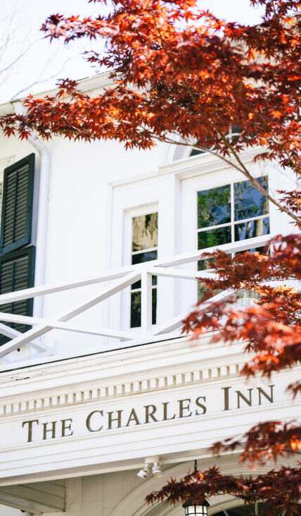 The entrance to The Charles Hotel in Niagara-on-the-Lake.